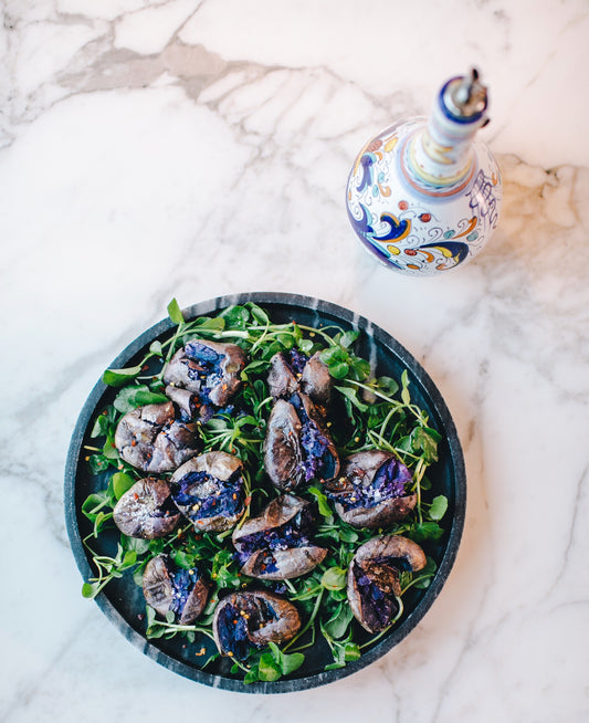 Roasted Purple Potatoes
