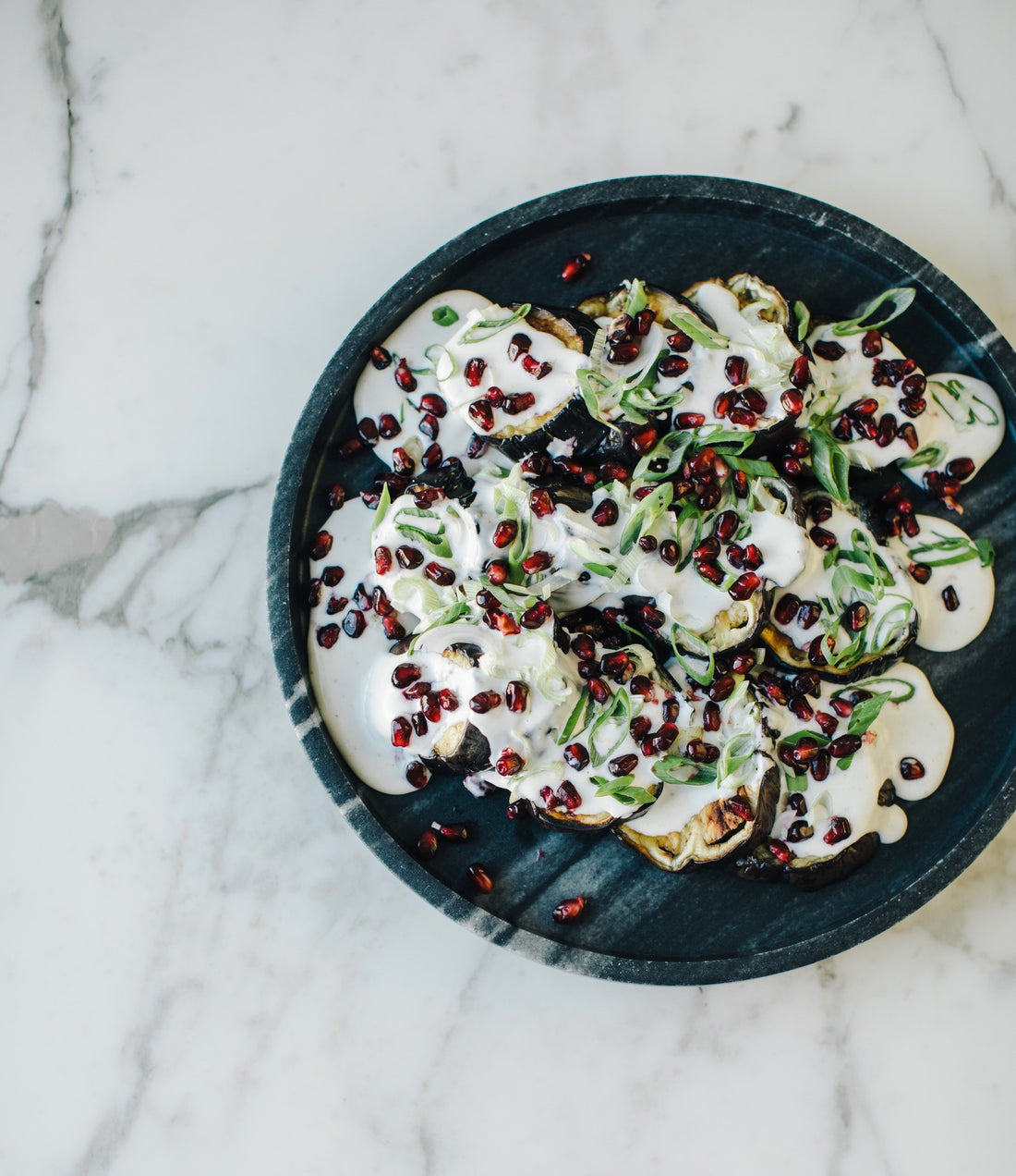 Grilled Aubergines with Tahini Sauce Recipe