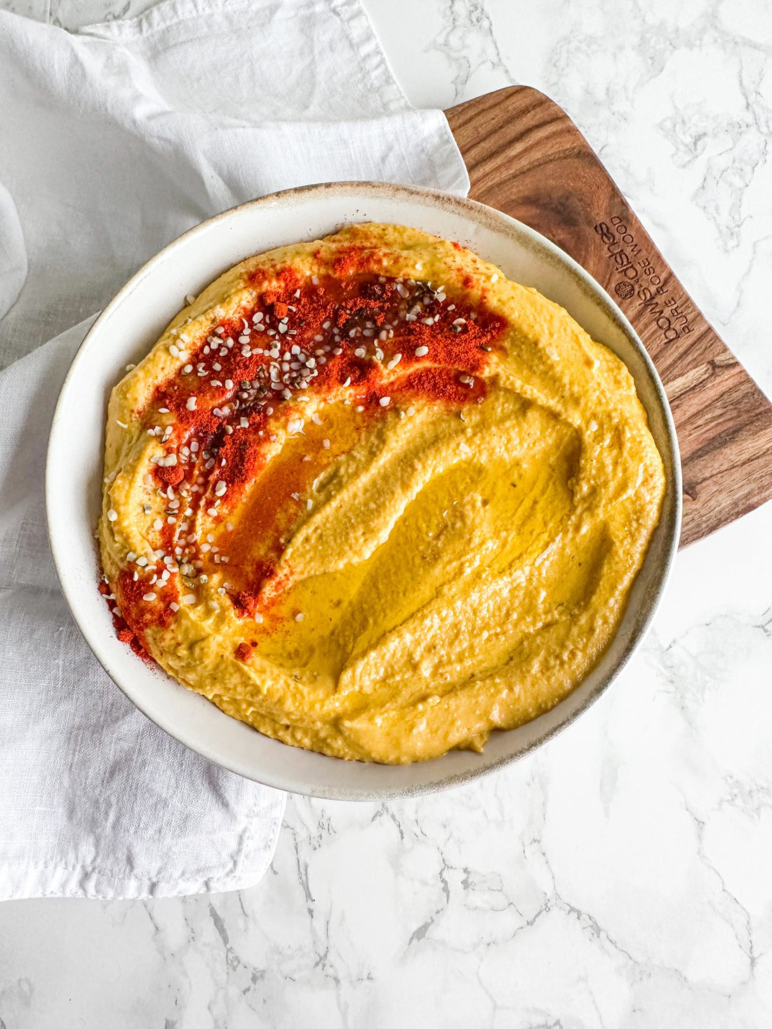 Creamy Roasted Pumpkin Hummus