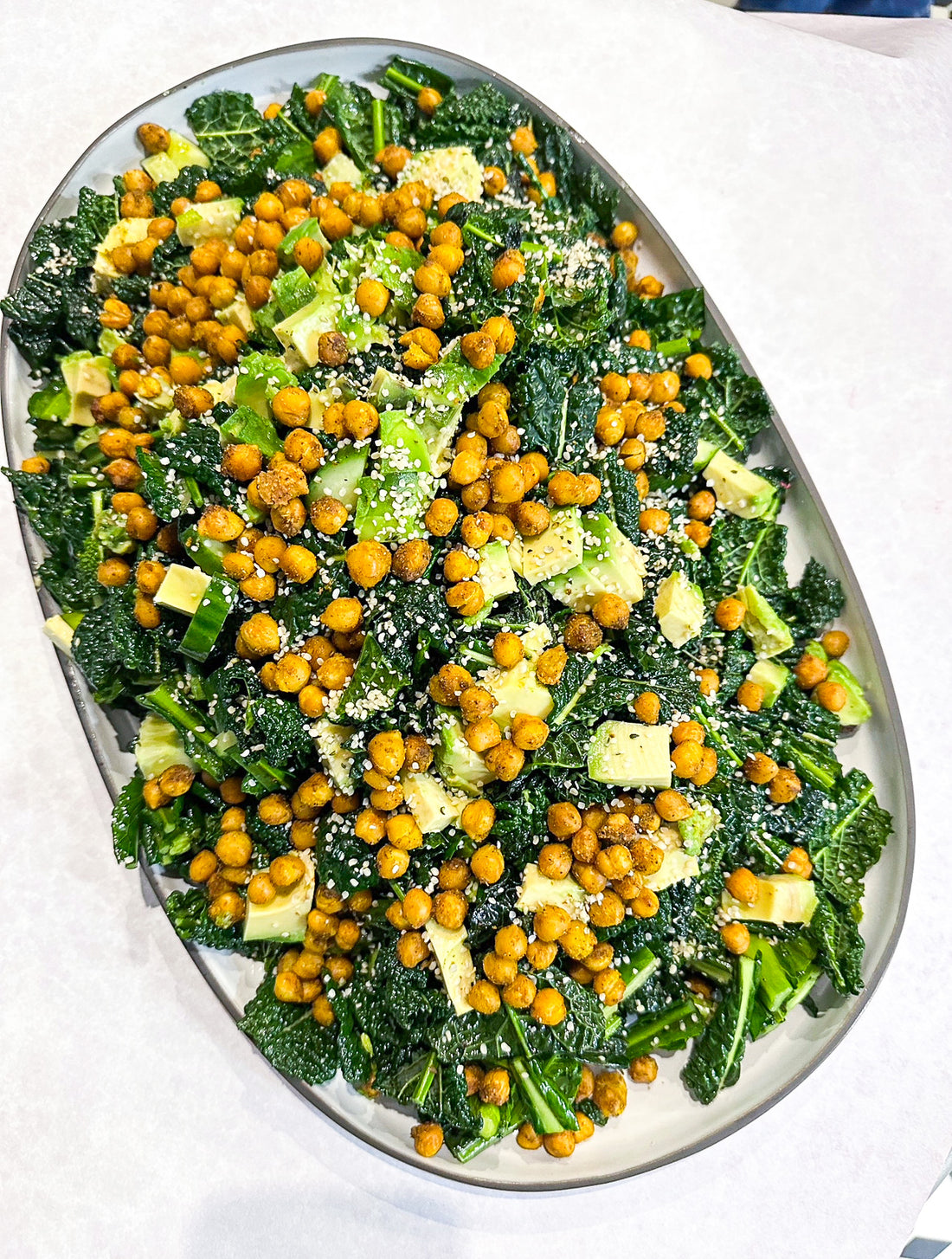 Block Kale Protein Black Kale Salad