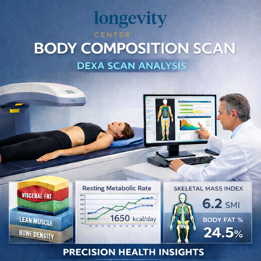 Analyse de la composition corporelle (DEXA Scan)