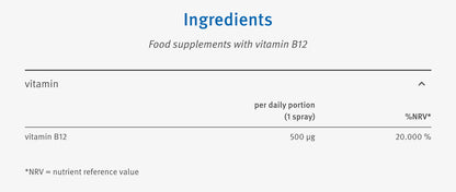 Vitamin B-12 Spray